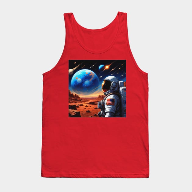 MARS AND THE STARS 3B Tank Top by MAXIMUM STREET COUTURE